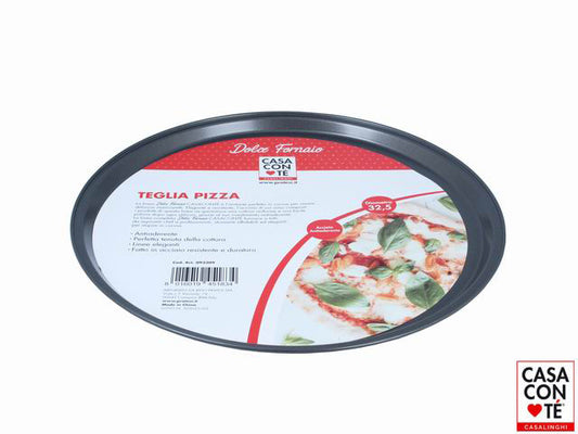 Teglia Pizza Ø 32,5 cm Alta 1,5 cm – Antiaderente per Forno