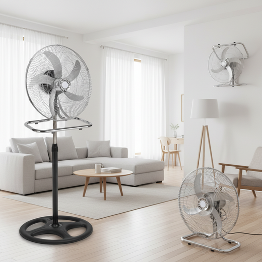 Ventilatore 3 in 1 - Colonna, Tavolo, Parete