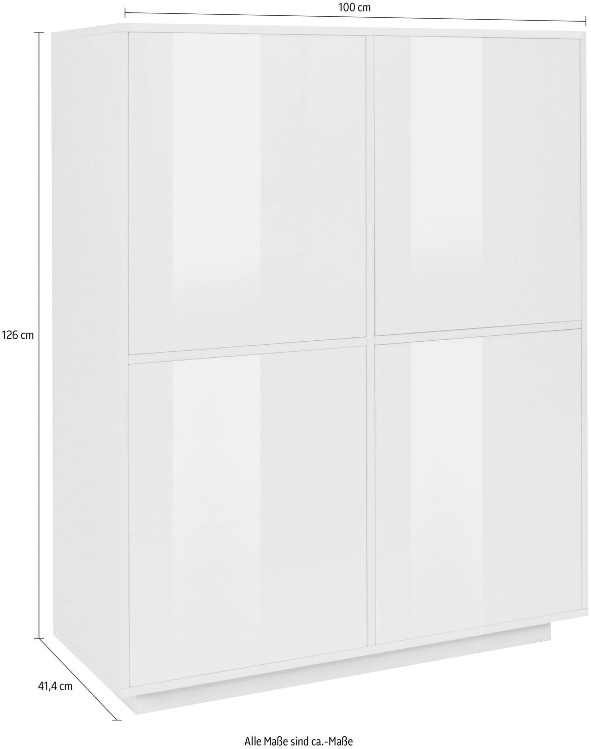 Credenza alta BLOOM da 100 cm | Web Furniture