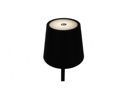 Lampada da tavolo touch ricaricabile Carty – Nero – USB‑C