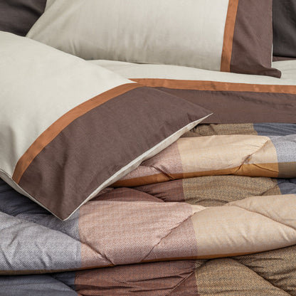 Trapunta Stampata Brandy - 100% Poliestere - Matrimoniale