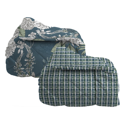 Trapunta Stampata Absinthe - 100% Poliestere - Singolo e Matrimoniale