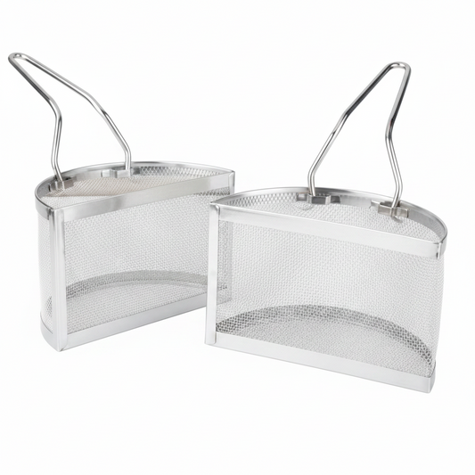 Cestello pasta Veronica – set 2 mezze lune – acciaio inox – 18/22 cm
