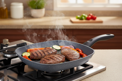 Bistecchiera Silver Rock 28x28 cm – Induzione