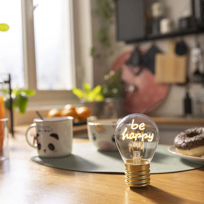 Lampada Decorativa da Tavolo a Forma di Lampadina - Bulb Fiction Legami
