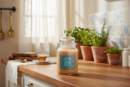 Price’s Candles Apple Chai – Candela Profumata in Giara Grande 560 g