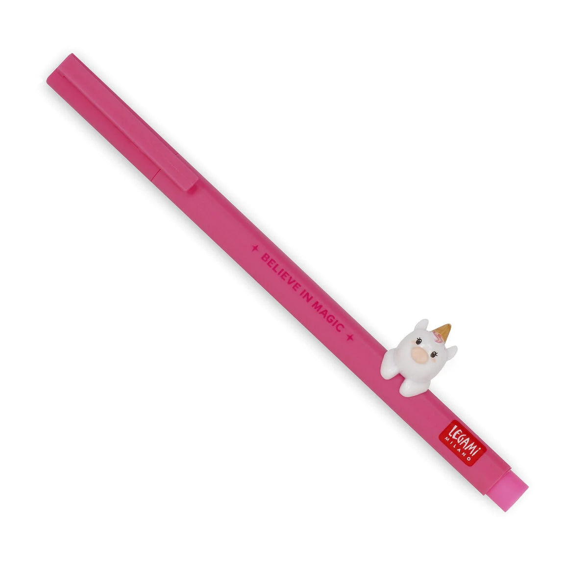 Penna Gel con Animaletto Decorativo Unicorn "Believe in Magic" - Lovely Friends Legami