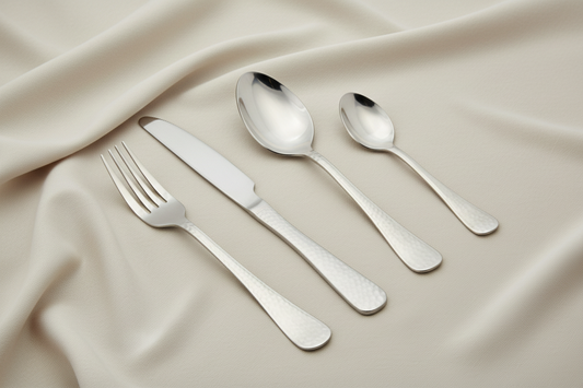 Set posate York 24 pezzi in acciaio inox