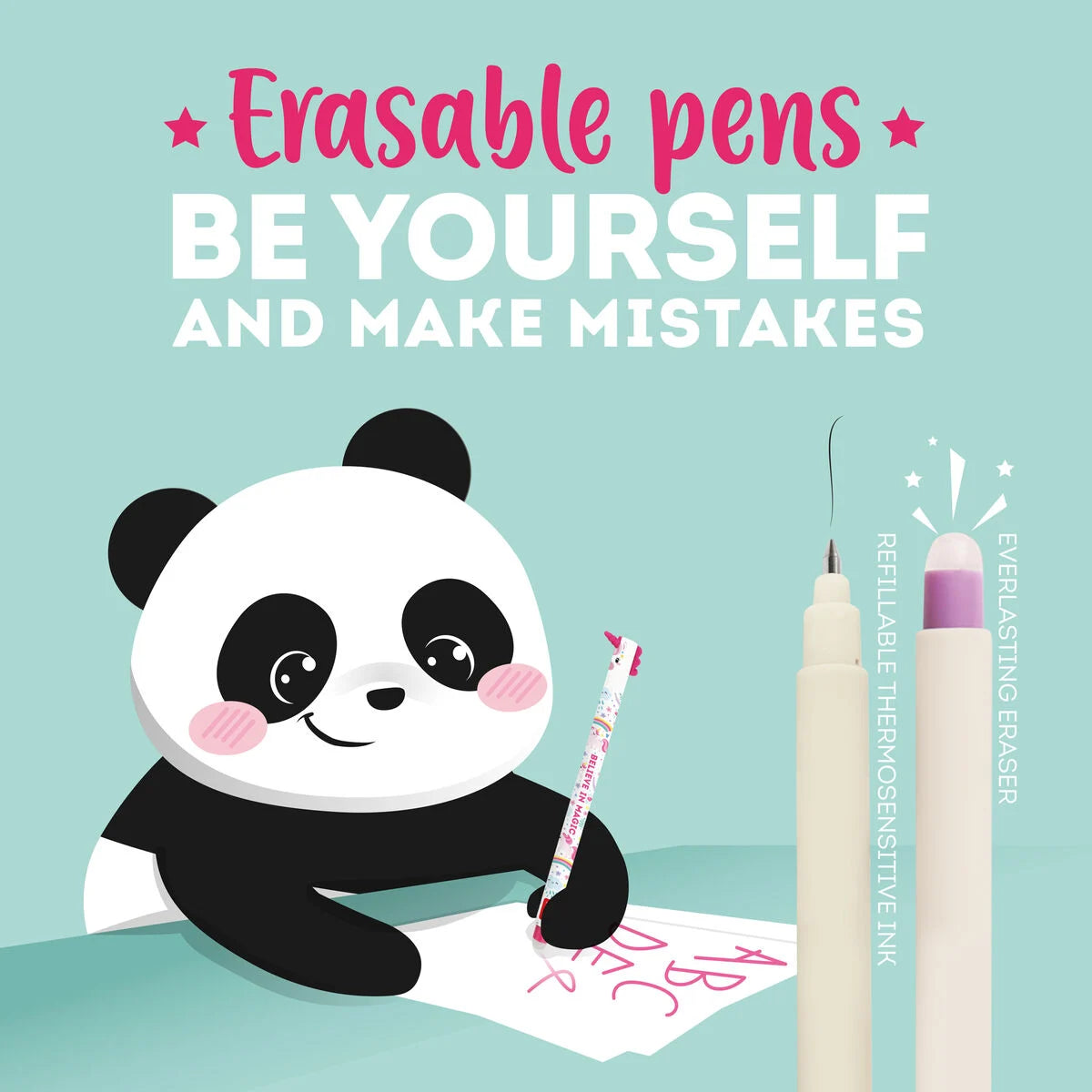 Penna Gel Cancellabile Unicorn "Believe In Magic" - Erasable Pen Legami