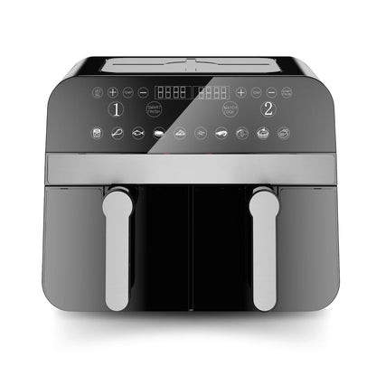 Comfy Nest Friggitrice ad Aria Digitale Doppio Cestello | 2400W 9LT