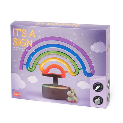 Lampada Led Effetto Neon - Rainbow - It's a Sign Legami