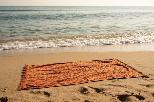Telo Mare Pardus 90×170 cm in Microspugna Jacquard – Motivo Leopardato – 100% Cotone
