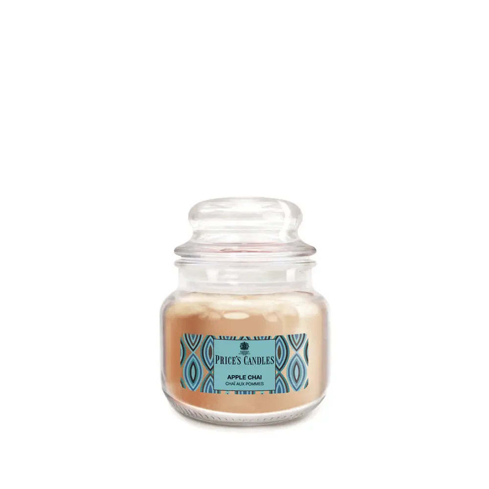Price’s Candles Apple Chai – Candela Profumata in Giara Piccola 100 g