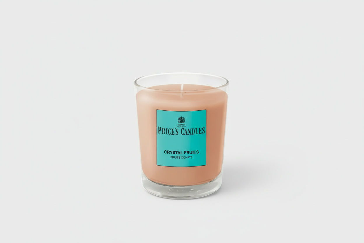 Price’s Candles Crystal Fruits – Candela Profumata Fruttata in Bicchiere 170 g