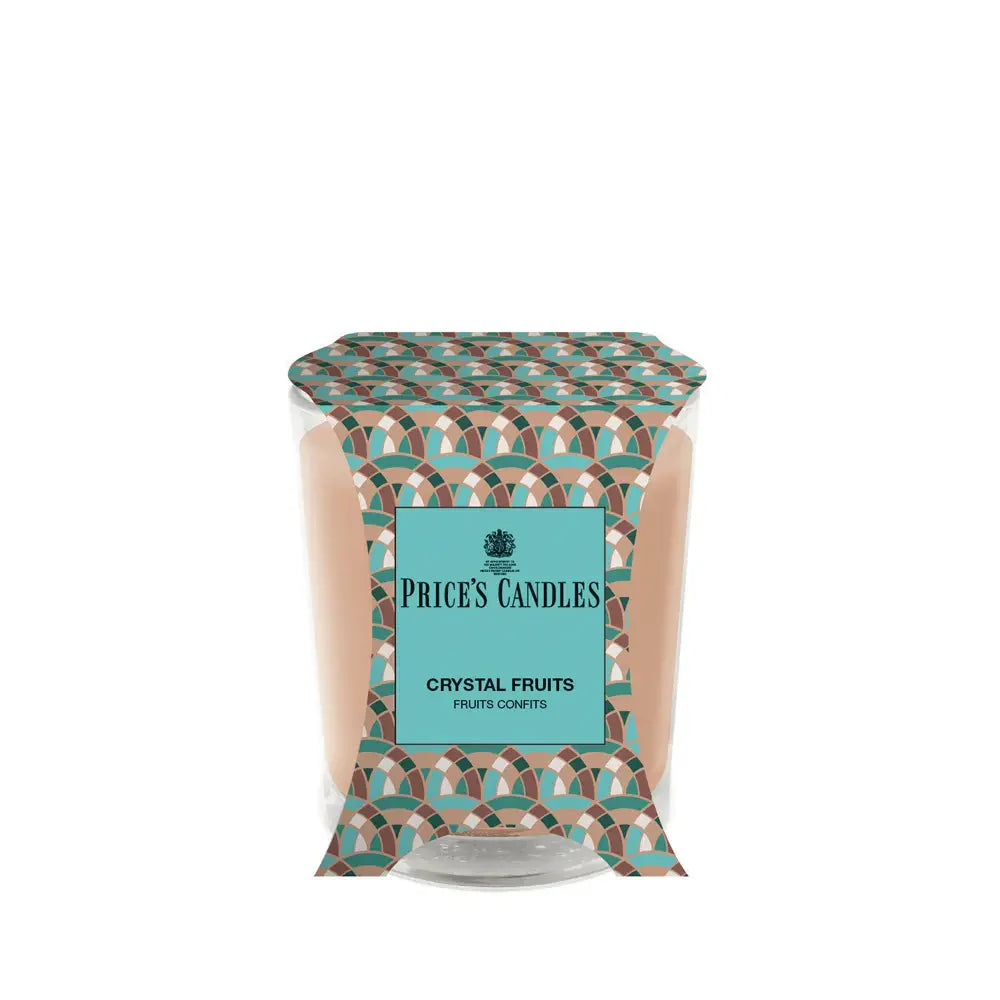 Price’s Candles Crystal Fruits – Candela Profumata Fruttata in Bicchiere 170 g