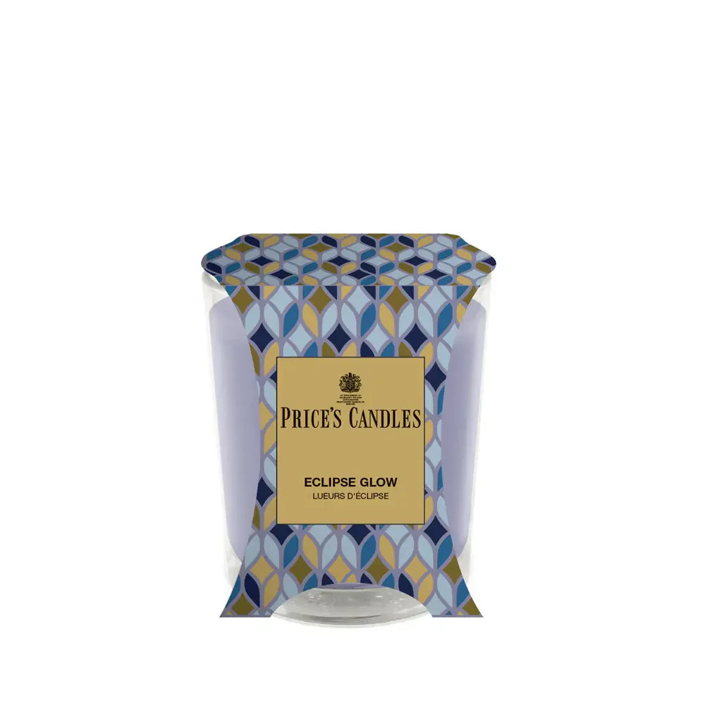 Price’s Candles Eclipse Glow – Candela Profumata Legnosa in Bicchiere 170 g