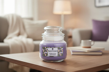 Price’s Candles Purple Hush – Candela Profumata in Giara Piccola 100 g