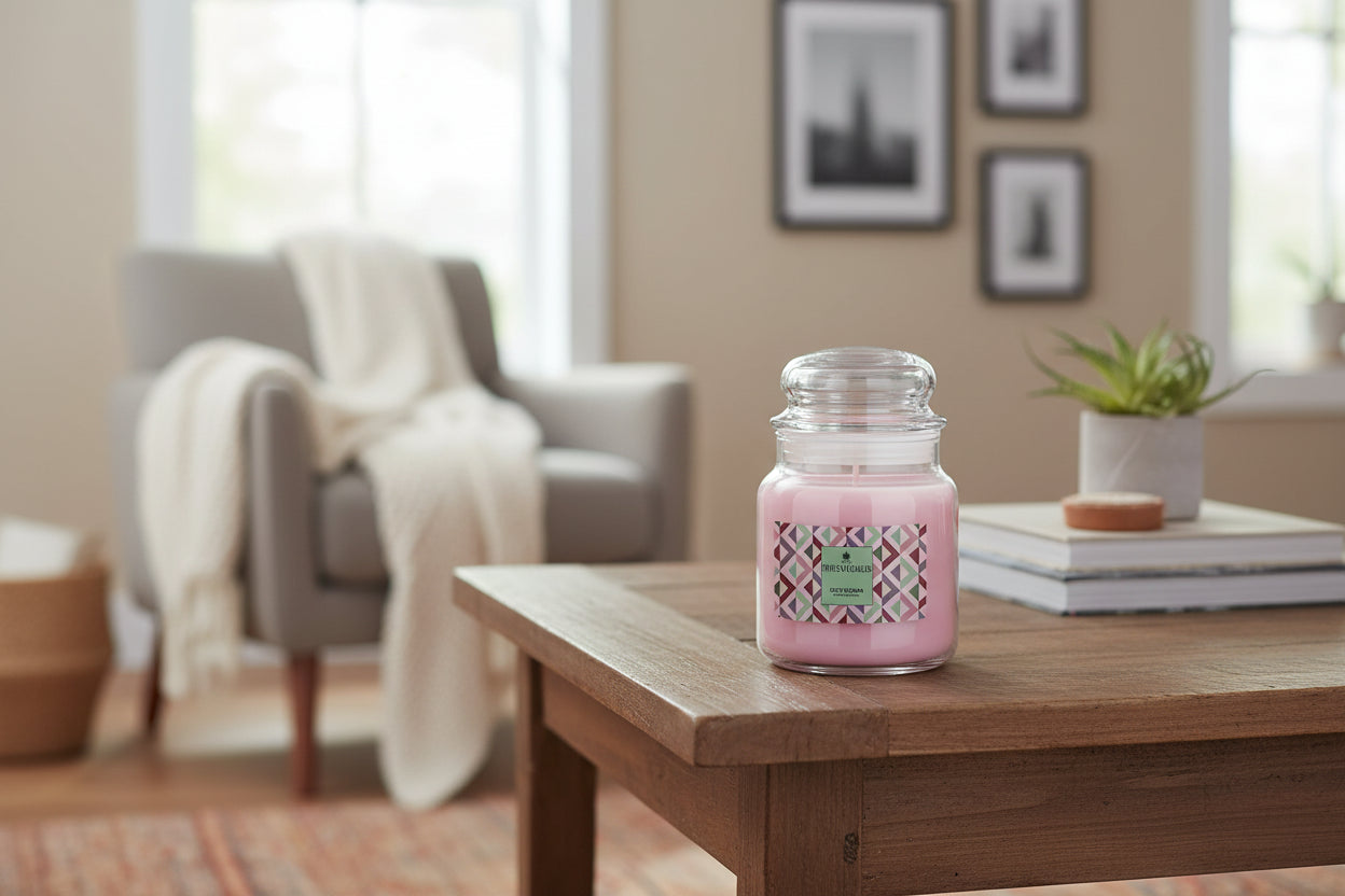 Price’s Candles Soft Sakura – Candela Profumata in Giara Media 375 g