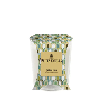 Price’s Candles Warm Hug – Candela Profumata Legnosa in Bicchiere 170 g