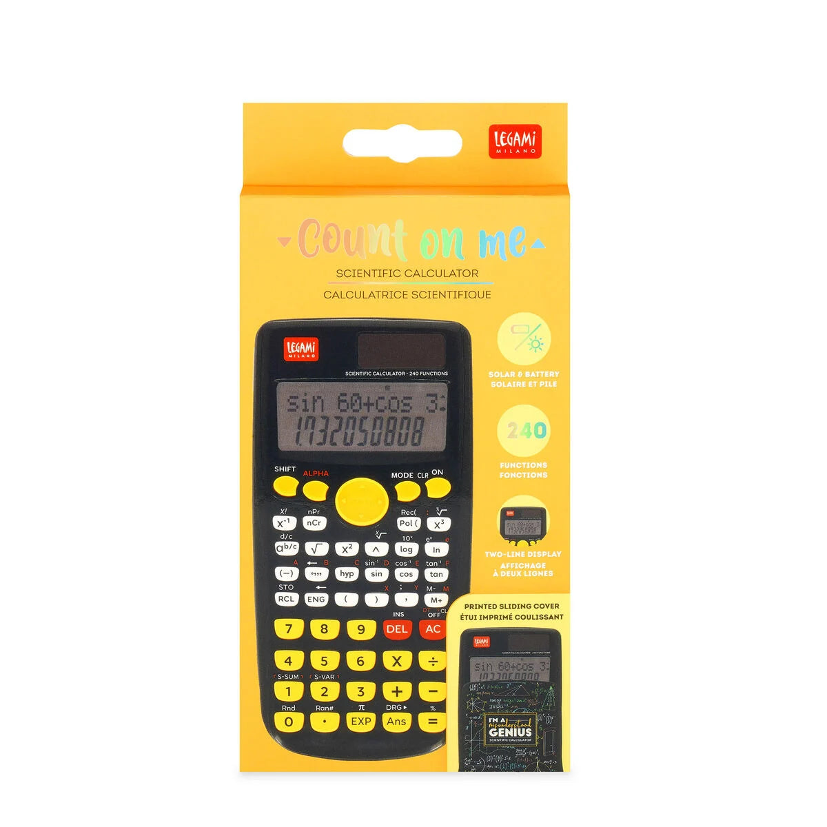 Calcolatrice Scientifica Genius - Count on me Legami