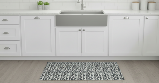 Sottolavello Brandani Stampa Giglio | 60×120 e 60×180 | Tappeto Cucina Decorativo