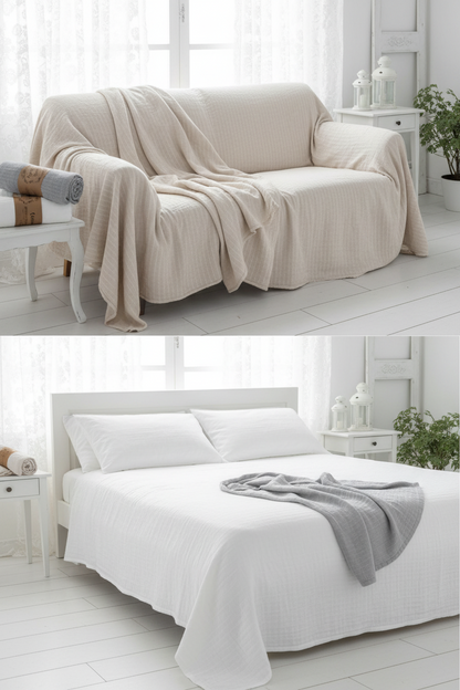 Copritutto Cocoon Lovely Shabby – 1P e 2P – 6 colori