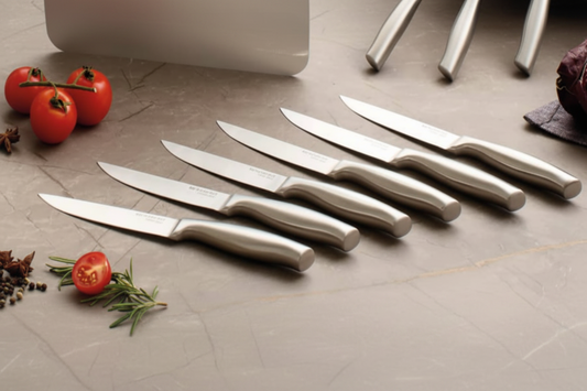 Set 6 coltelli bistecca inox – Brandani – lama liscia