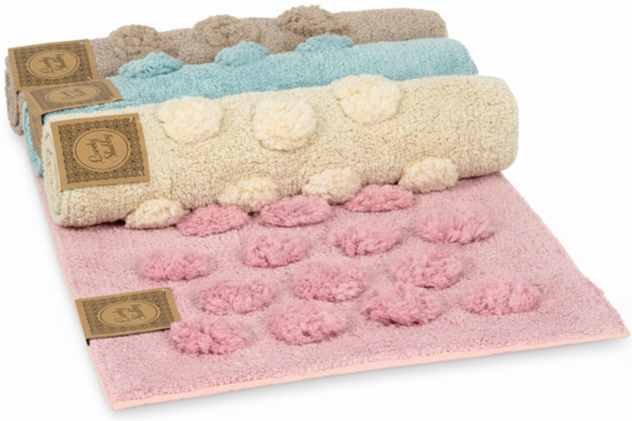 Tappeto bagno Honey Lovely Shabby 50×80 cm – antiscivolo – lavabile