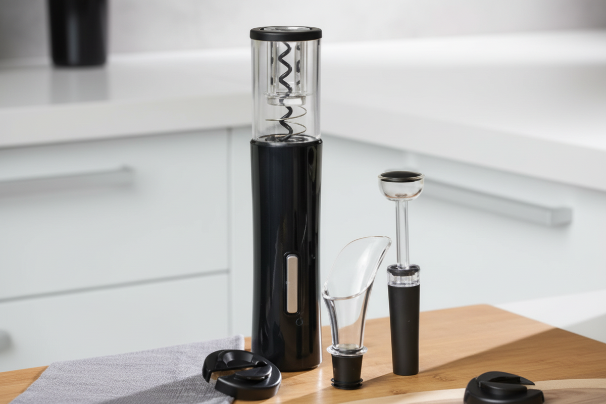 Set Vino Brandani – Cavatappi elettrico + accessori