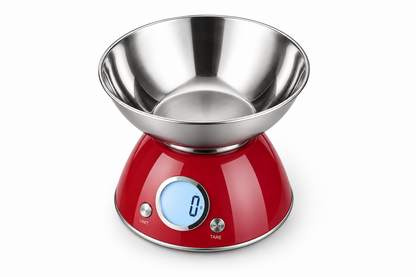 Diva – Bilancia digitale da cucina – 5 kg – con ciotola inox