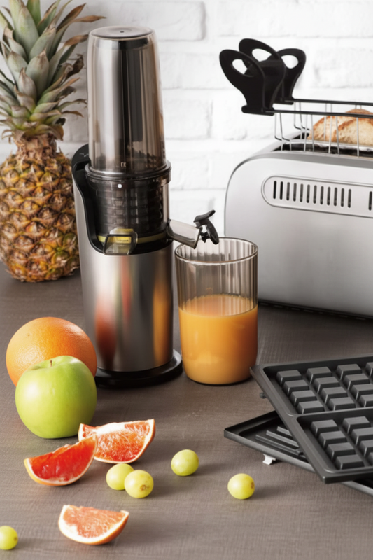 Estrattore Brandani Techno Collection – inox/ABS – doppio erogatore e contenitore