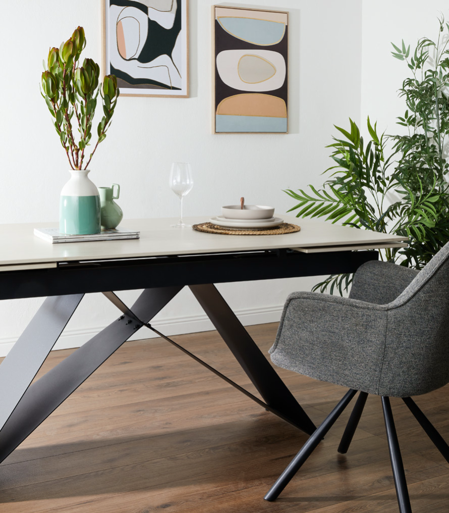 Tavolo Allungabile Darren Casa Collection 160–240 cm in Ceramica