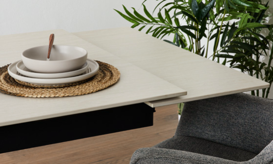 Tavolo Allungabile Darren Casa Collection 160–240 cm in Ceramica