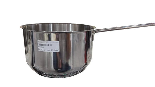 Casseruola in acciaio inox – 1 manico – 18/20 cm – adatta induzione