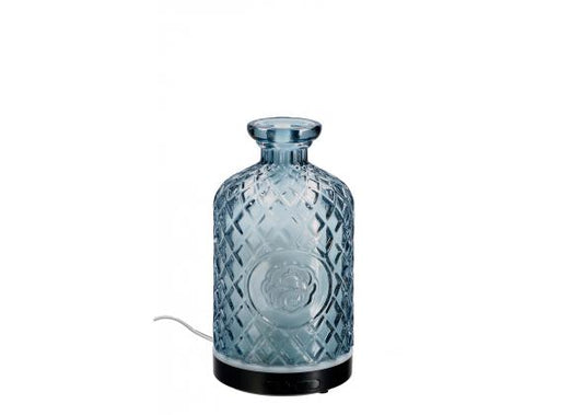 Diffusore elettrico fragranza 100 ml – 4 LED – vetro decorativo – D10×H18 cm