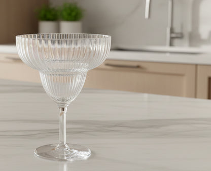 Bicchieri Margarita Brandani Set 4 Pezzi – Calici Cocktail in Crystal Glass Eleganti