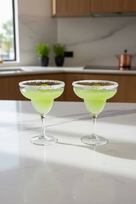 Bicchieri Margarita Brandani Set 4 Pezzi – Calici Cocktail in Crystal Glass Eleganti