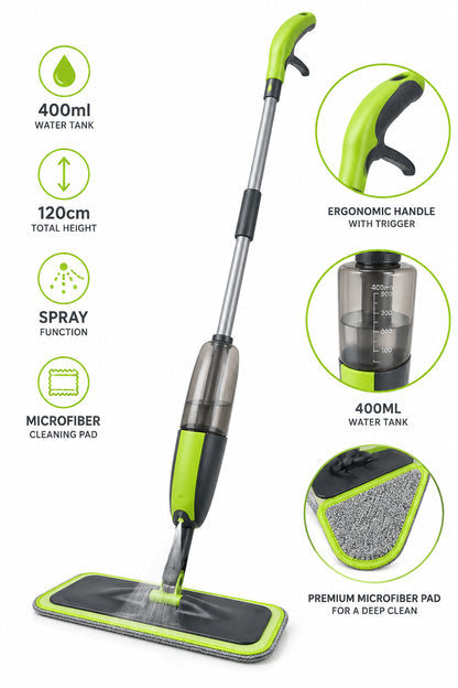 Set 2 Scope spray mop + 4 ricambi microfibra