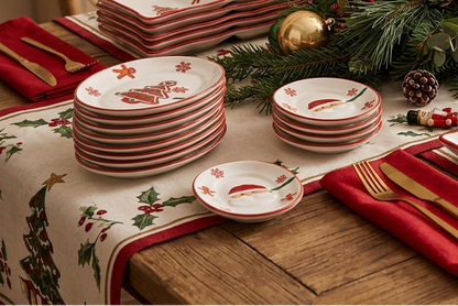 Vassoio Ovale in Ceramica – 2 Decori Assortiti