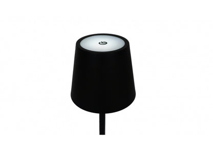 Lampada da tavolo touch ricaricabile Carty – Nero – USB‑C