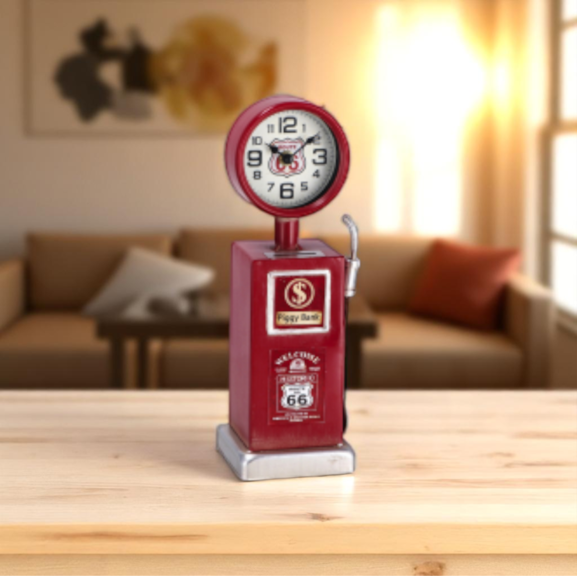 orologio a forma di erogatore di bezina vintage di ADTrend.
Venduto da Prodomo negozio online di Casalinghi