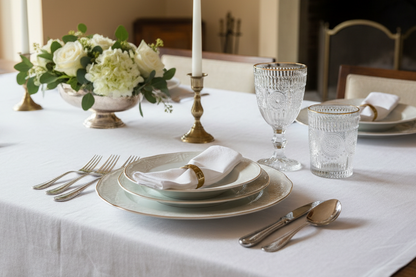 Set 12 Bicchieri e Calici Grace Filo Oro 330cc – Vetro Elegante Decorato