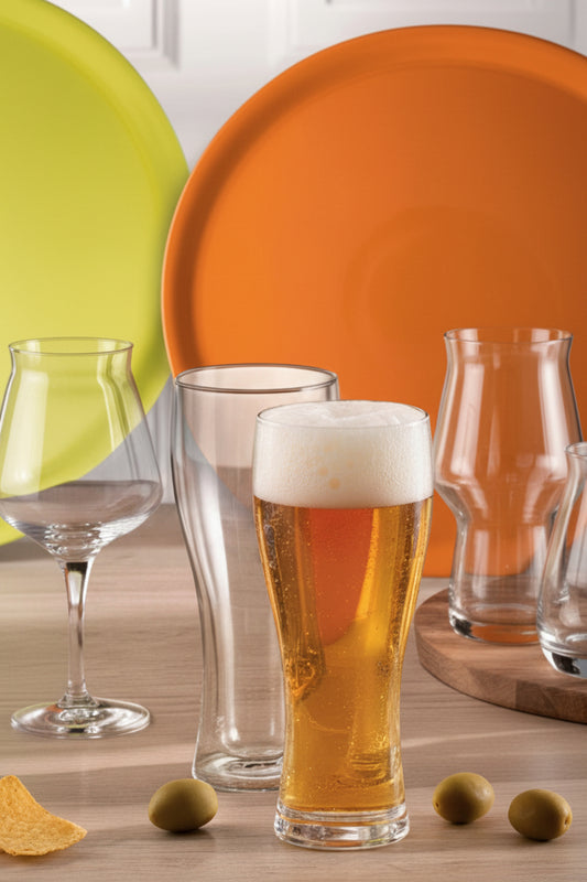 Set 2 bicchieri birra Double Wall in vetro – 40 cl | Brandani