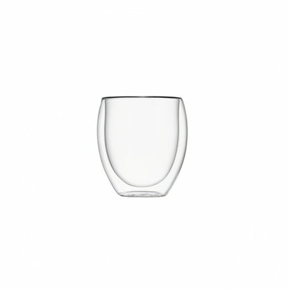 Set 2 Bicchieri Double Wall Brandani – 250 ml – Vetro Borosilicato Termico