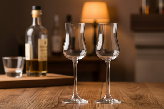 Bicchieri Grappa Brandani Set 2 Pezzi in Vetro – Calici Degustazione Distillati