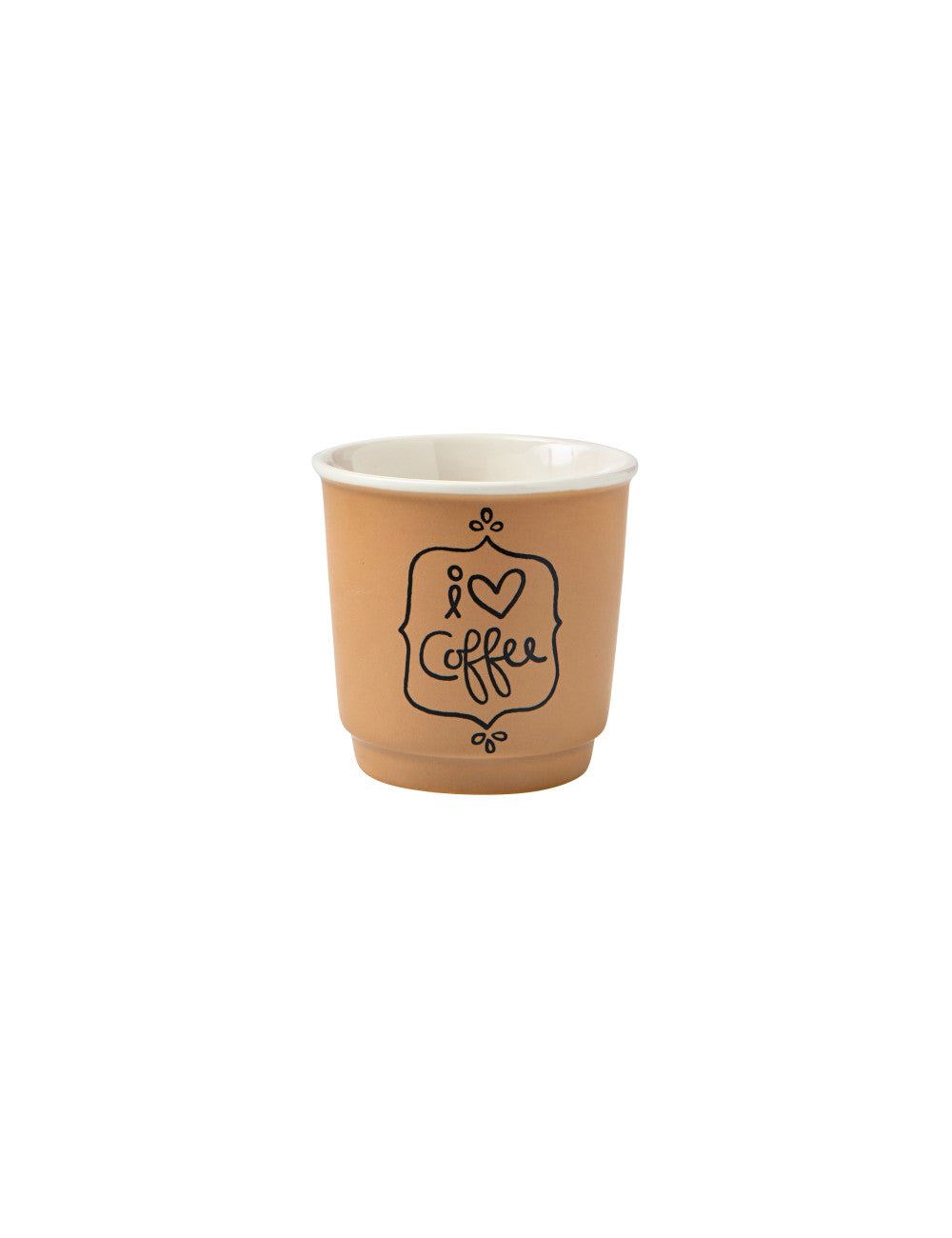 Bicchierino Caffè Brandani in New Bone China – Tazzina Moderna Colori Assortiti