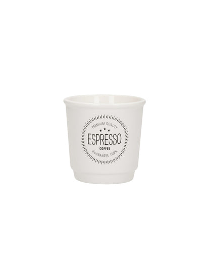 Bicchierino Caffè Brandani in New Bone China – Tazzina Moderna Colori Assortiti