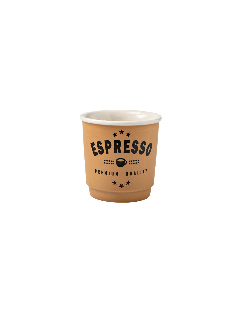 Bicchierino Caffè Brandani in New Bone China – Tazzina Moderna Colori Assortiti