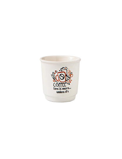 Bicchierino Caffè Brandani in New Bone China – Tazzina Moderna Colori Assortiti
