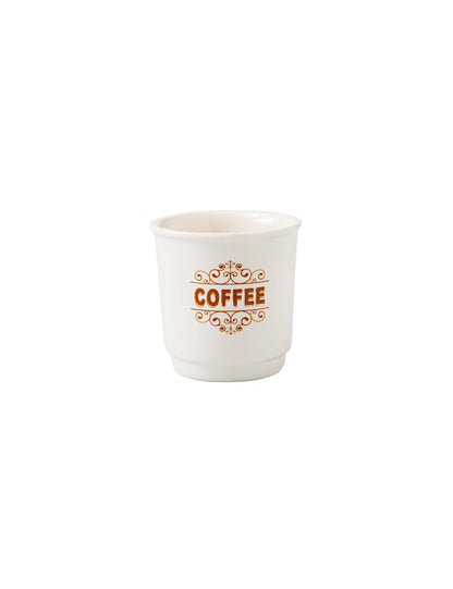 Bicchierino Caffè Brandani in New Bone China – Tazzina Moderna Colori Assortiti